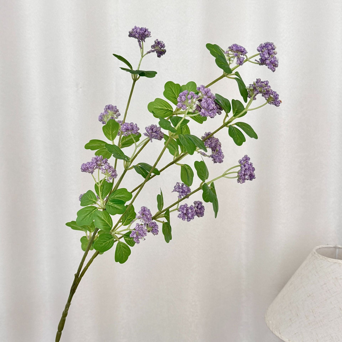Artificial Blossom Branch with Purple Flowers | Kelmera