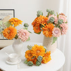 Artificial Bouquet with Detail-Loving Flowers and Leaves | Kelmera