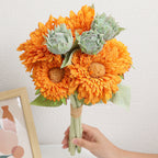 Artificial Bouquet with Detail-Loving Flowers and Leaves | Kelmera