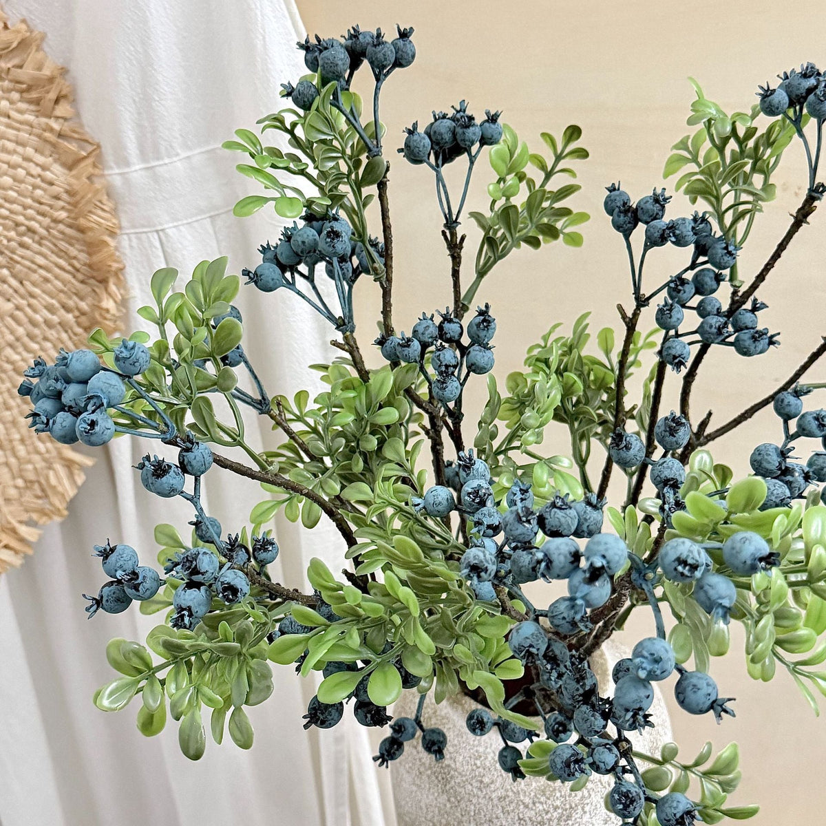 Artificial Branch with Glowing Berries and Green | Kelmera