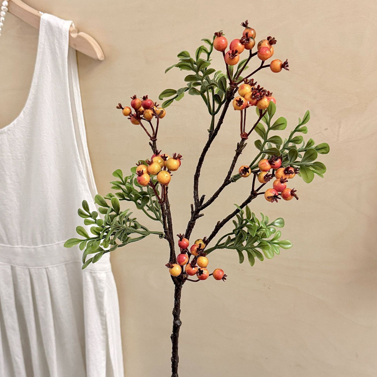 Artificial Branch with Glowing Berries and Green | Kelmera