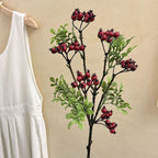 Artificial Branch with Glowing Berries and Green | Kelmera