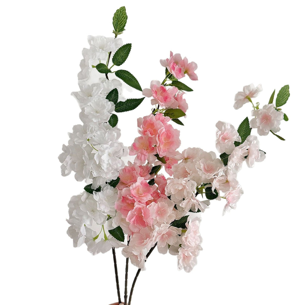 Artificial Cherry Blossom Branch Magenta Champagne | Kelmera