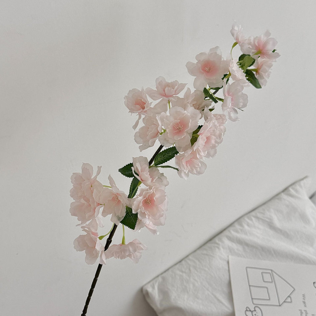 Artificial Cherry Blossom Branch Magenta Champagne | Kelmera