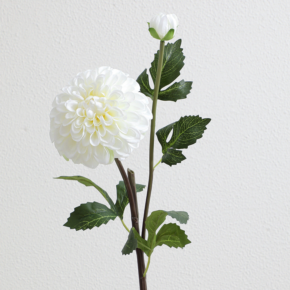 Artificial Dahlia Flower Branch with Realistic Texture | Kelmera