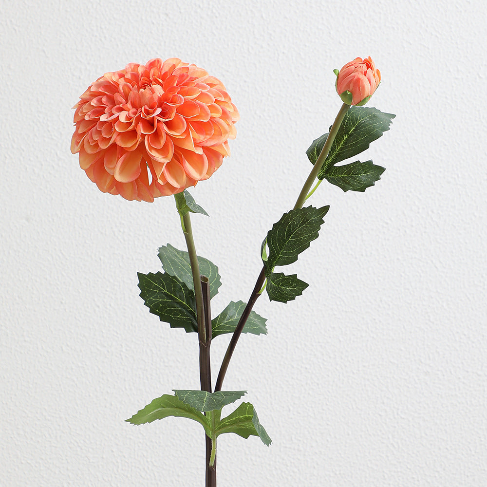 Artificial Dahlia Flower Branch with Realistic Texture | Kelmera