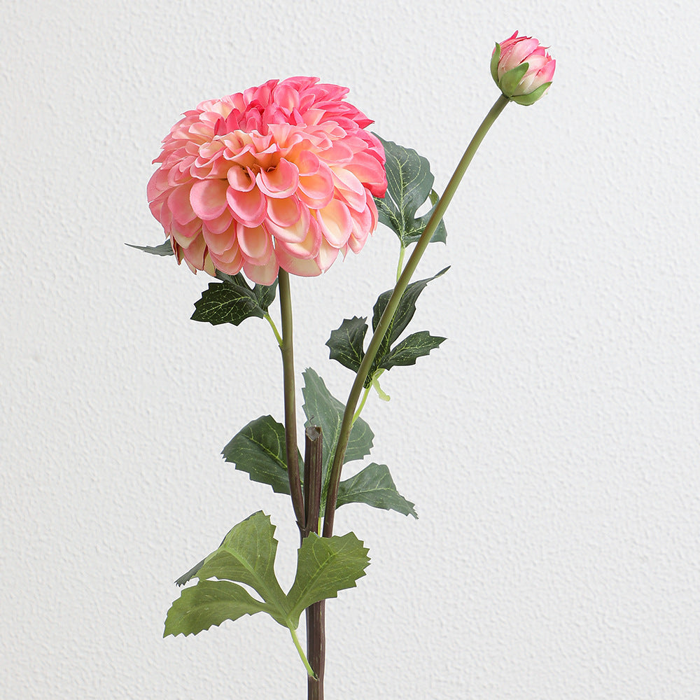 Artificial Dahlia Flower Branch with Realistic Texture | Kelmera