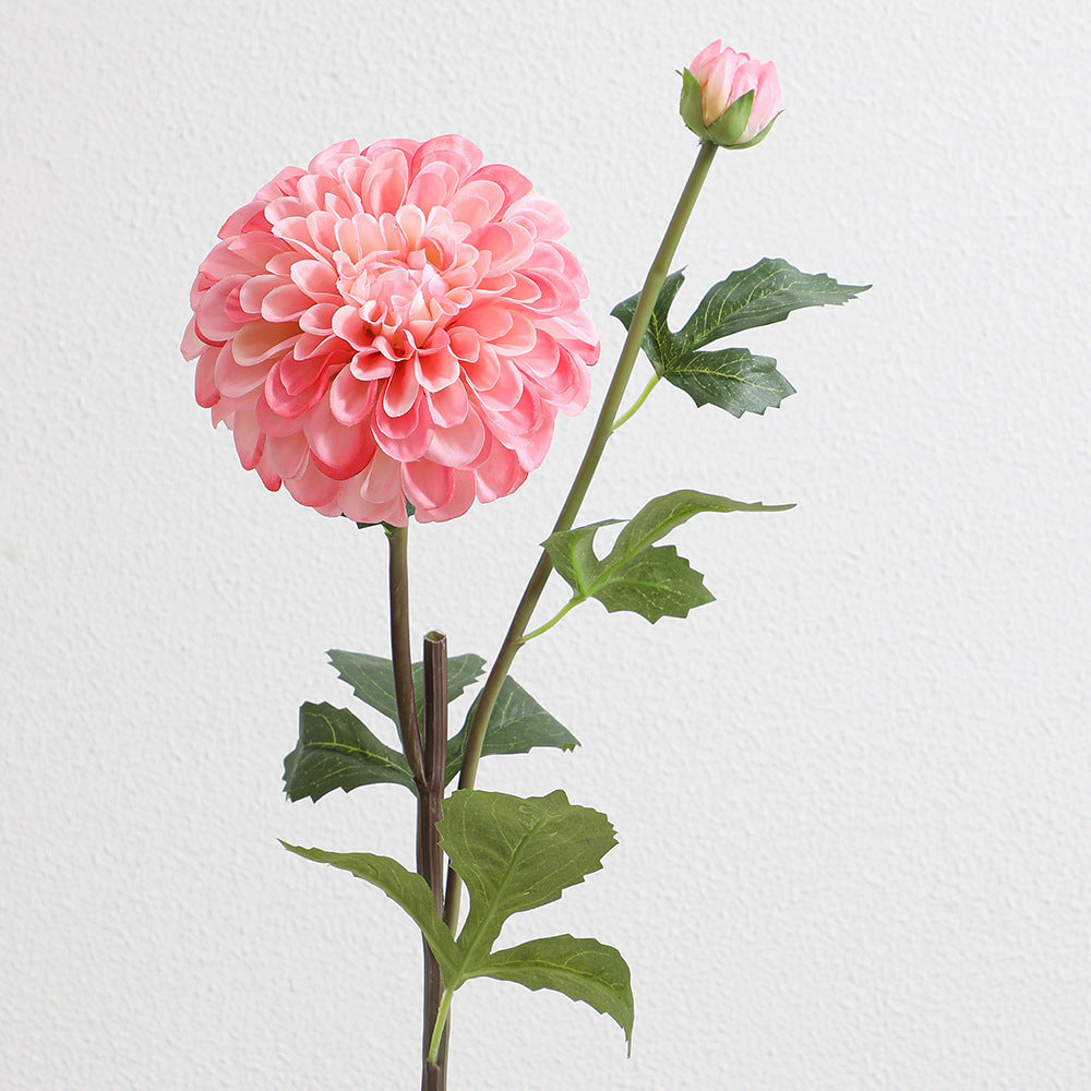 Artificial Dahlia Flower Branch with Realistic Texture | Kelmera