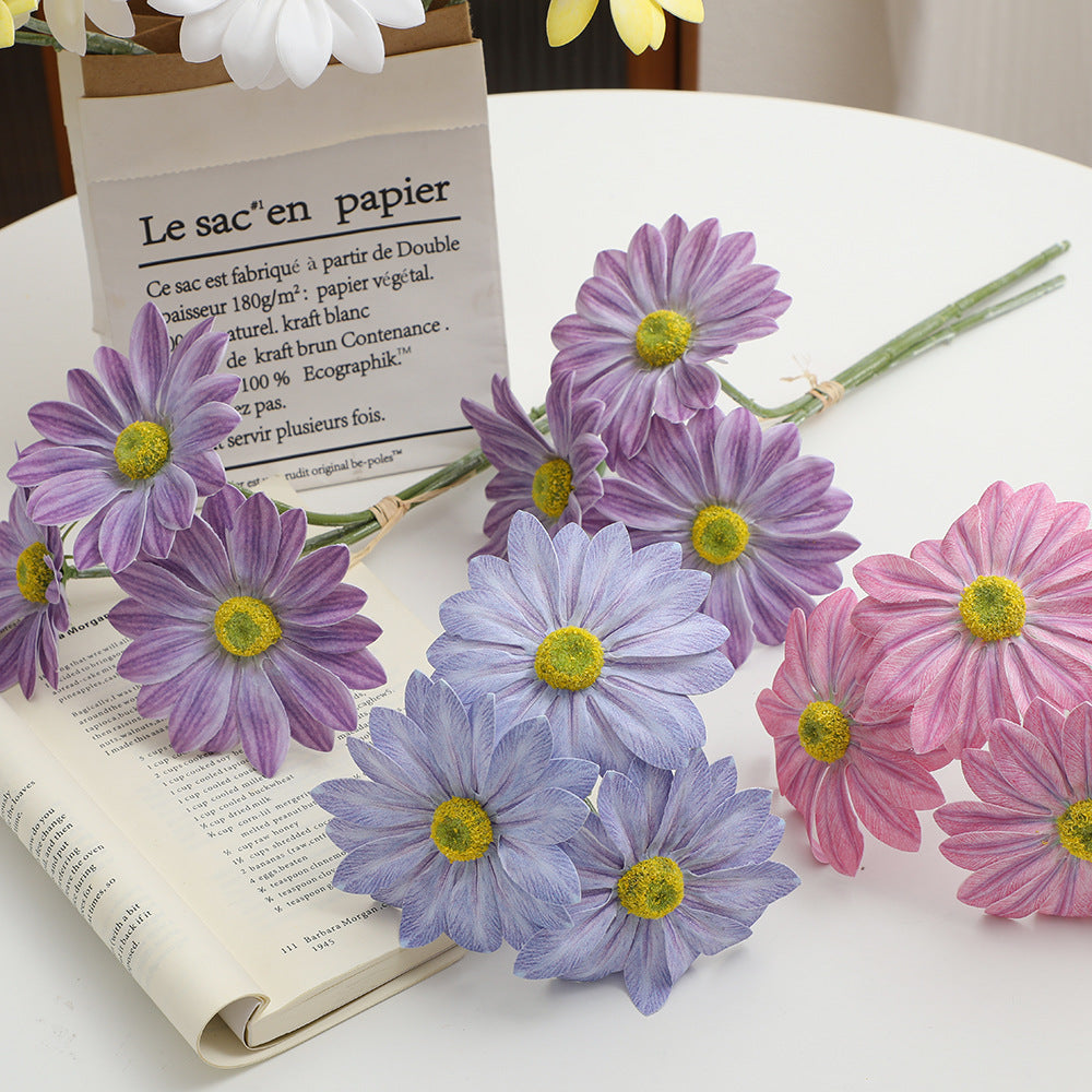Artificial Flower Bouquet Beige Yellow | Kelmera
