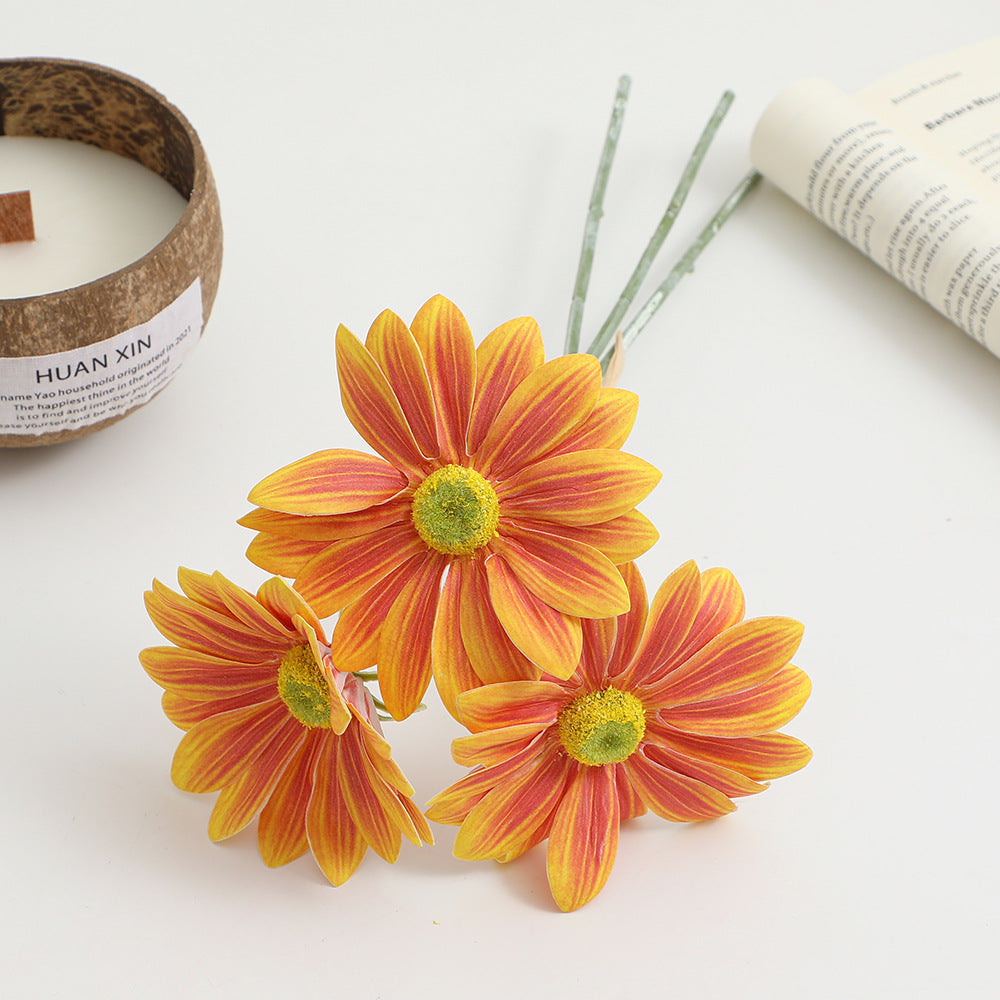Artificial Flower Bouquet Beige Yellow | Kelmera