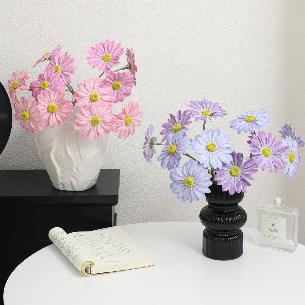 Artificial Flower Bouquet Beige Yellow | Kelmera