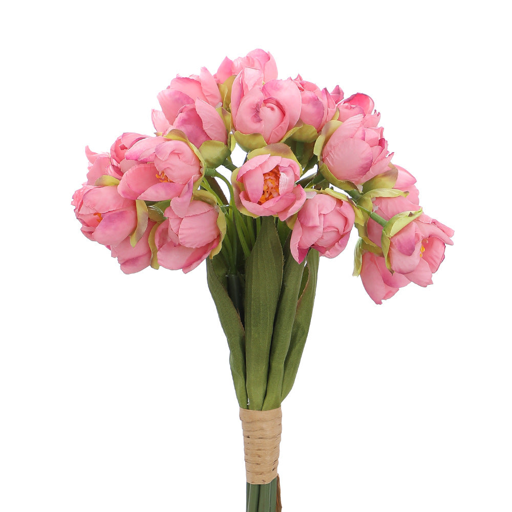 Artificial Flower Bouquet Champagne Pink | Kelmera