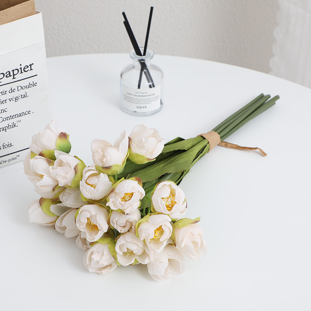 Artificial Flower Bouquet Champagne Pink | Kelmera