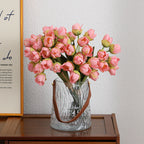 Artificial Flower Bouquet Champagne Pink | Kelmera