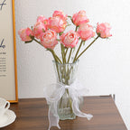 Artificial Flower Bouquet Wine Red Light Lilac | Kelmera
