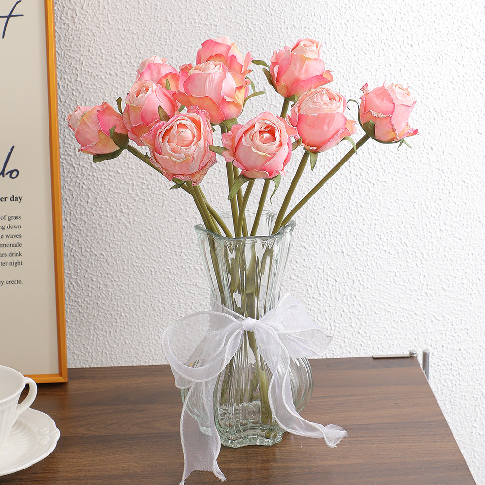 Artificial Flower Bouquet Wine Red Light Lilac | Kelmera