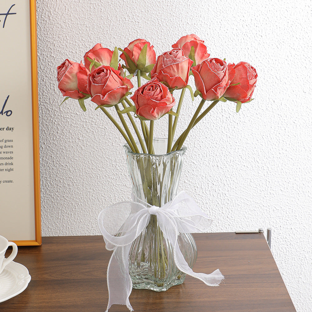 Artificial Flower Bouquet Wine Red Light Lilac | Kelmera