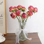 Artificial Flower Bouquet Wine Red Light Lilac | Kelmera