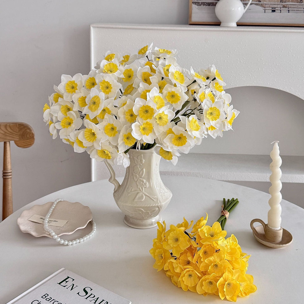 Artificial Flower Bouquet Yellow White | Kelmera