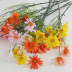 Artificial Flower Branch with Bright Blooms and Delicate Leaves | Kelmera