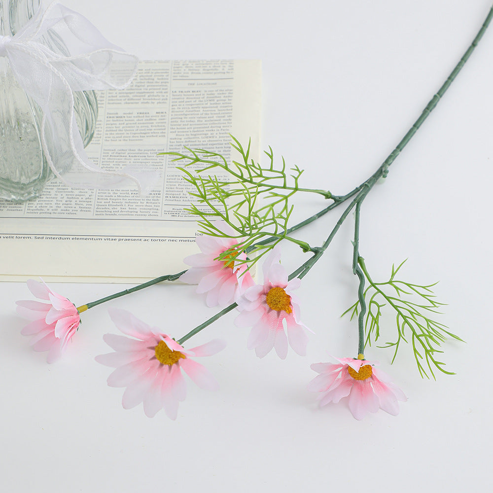 Artificial Flower Branch with Bright Blooms and Delicate Leaves | Kelmera
