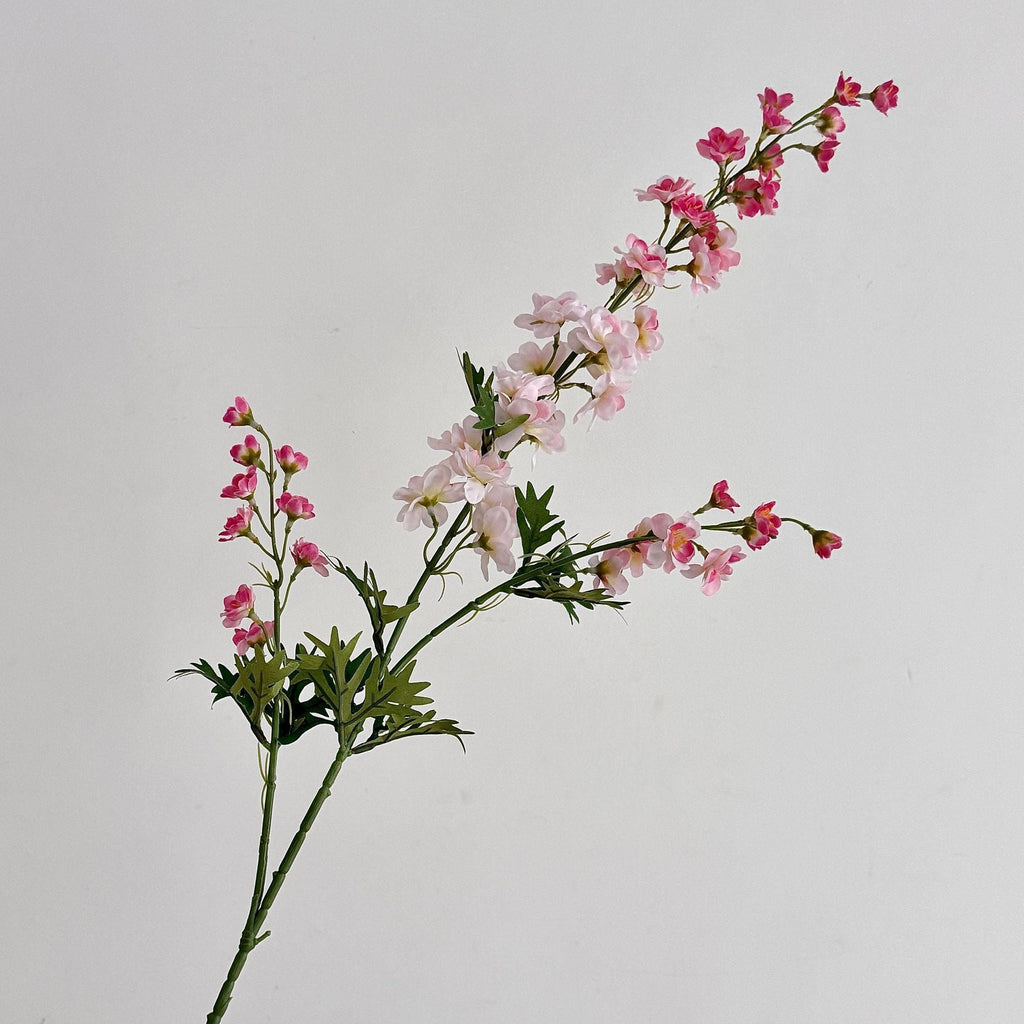 Artificial Flower Branch with Intricately Detailed Red Flowers | Kelmera