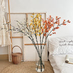 Artificial Flower Branch with Intricately Detailed Yellow Flowers | Kelmera