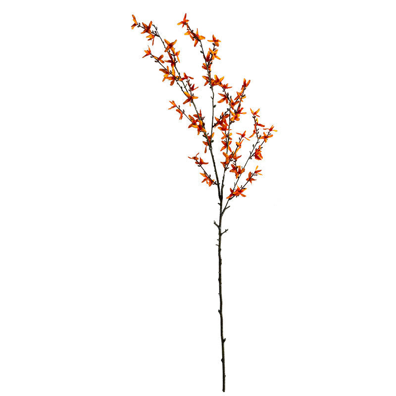 Artificial Flower Branch with Intricately Detailed Yellow Flowers | Kelmera