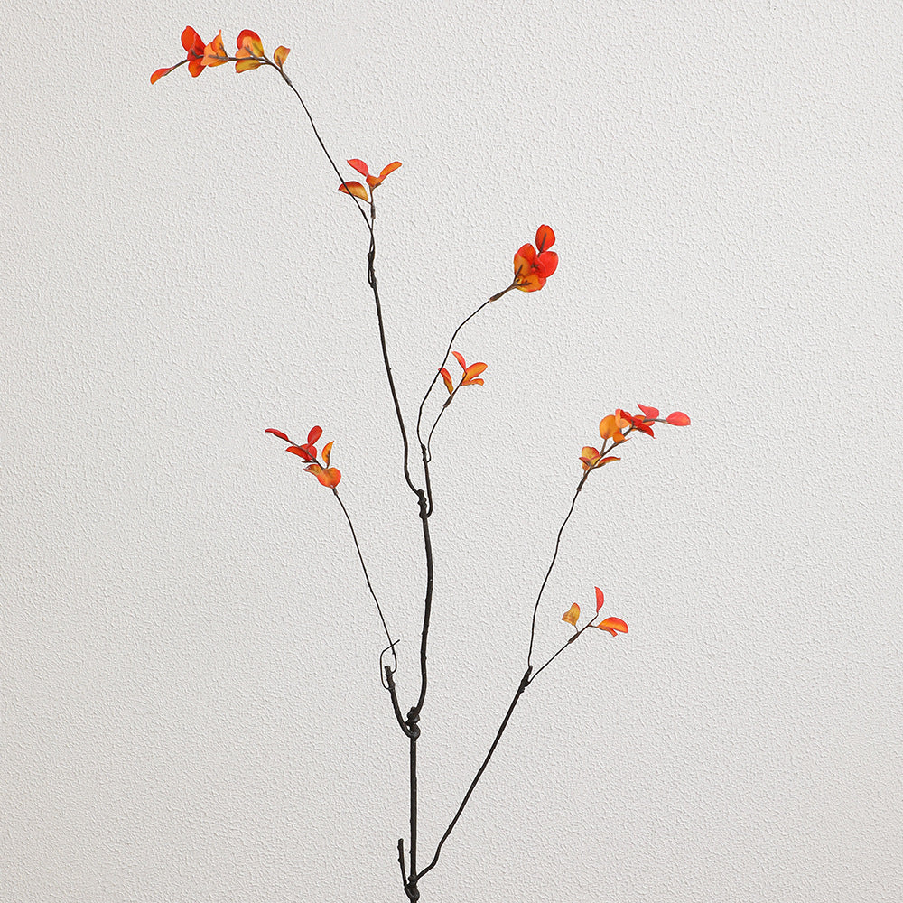 Artificial Flower Branch with Vibrant Orange Flowers | Kelmera