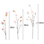 Artificial Flower Branch with Vibrant Orange Flowers | Kelmera