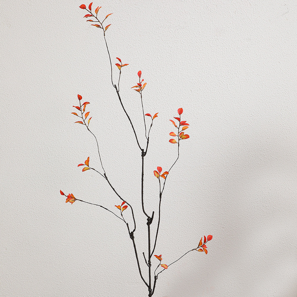 Artificial Flower Branch with Vibrant Orange Flowers | Kelmera