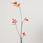 Artificial Flower Branch with Vibrant Orange Flowers | Kelmera