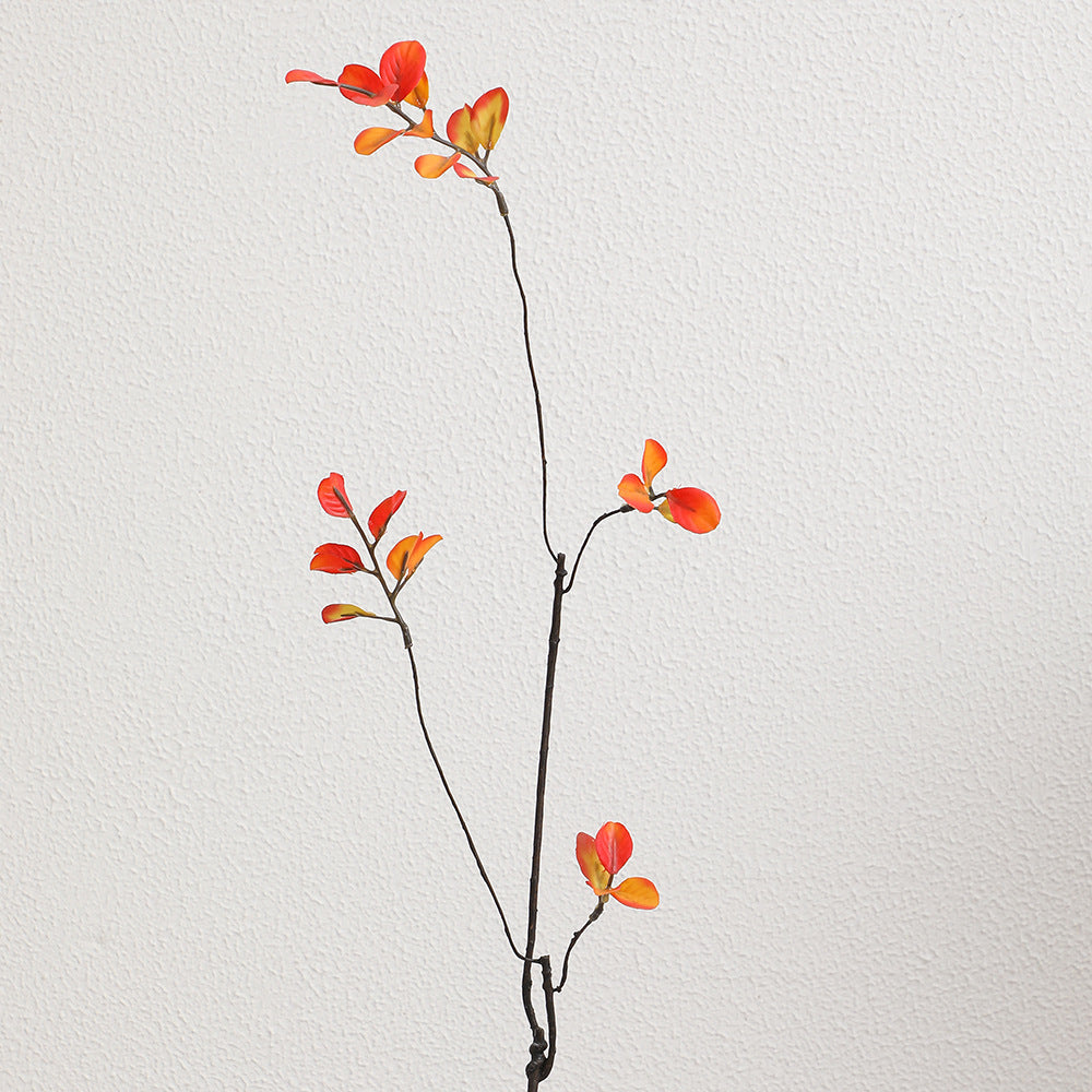 Artificial Flower Branch with Vibrant Orange Flowers | Kelmera