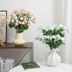 Artificial Flower Branch with Vibrant Pink Flowers | Kelmera