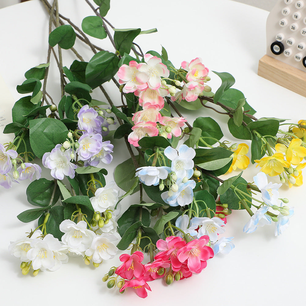 Artificial Flower Branch with Vibrant Pink Flowers | Kelmera
