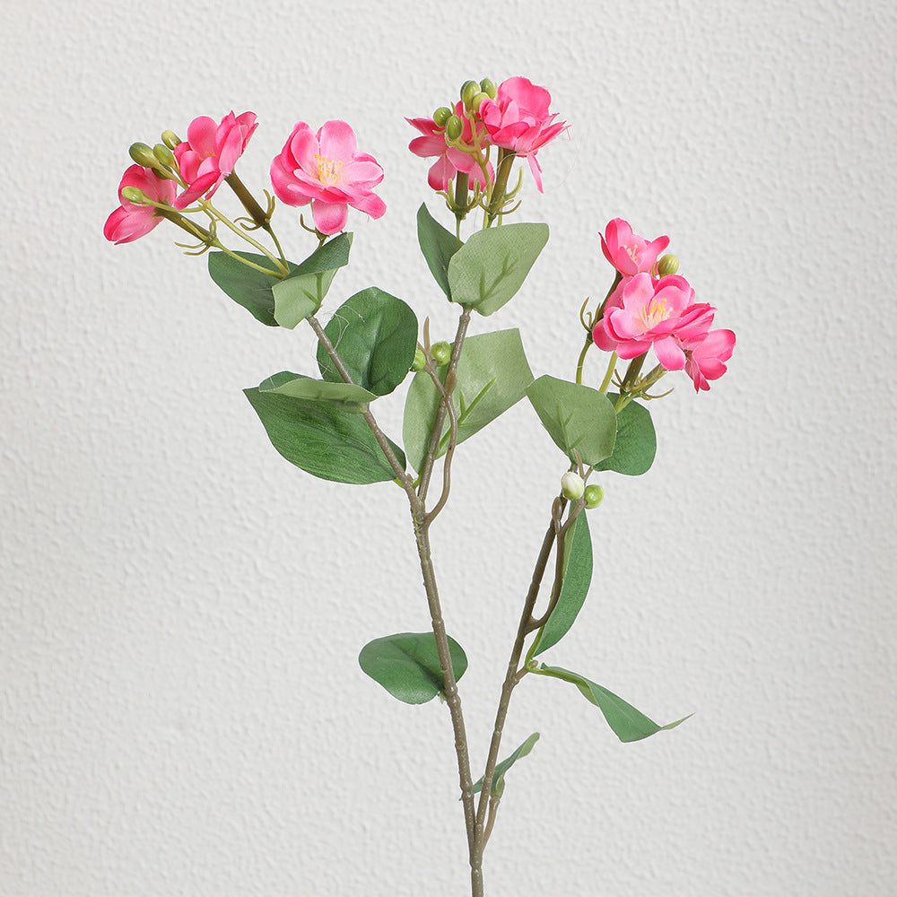 Artificial Flower Branch with Vibrant Pink Flowers | Kelmera