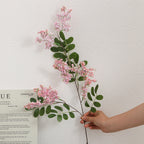 Artificial Flower Branch with Vibrant Purple Flowers | Kelmera