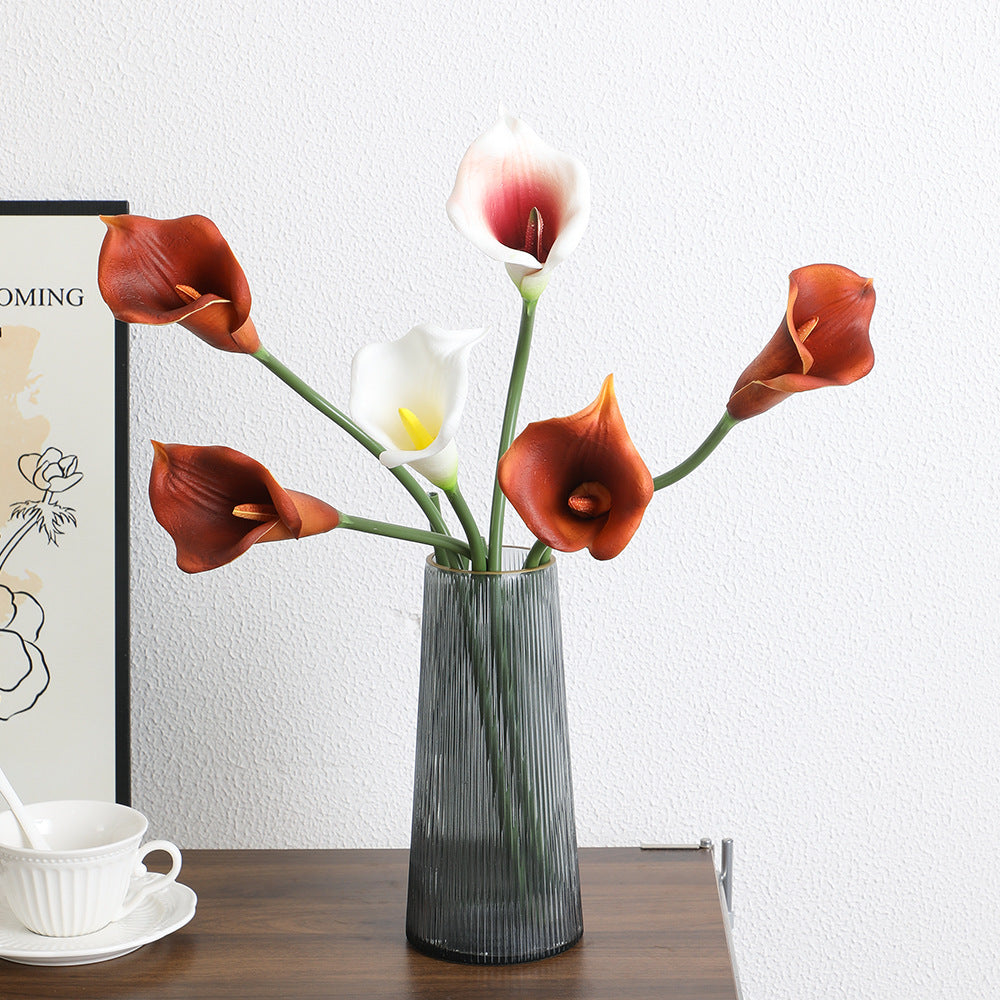 Artificial Flower White Brown | Kelmera