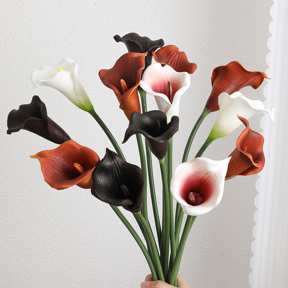Artificial Flower White Brown | Kelmera