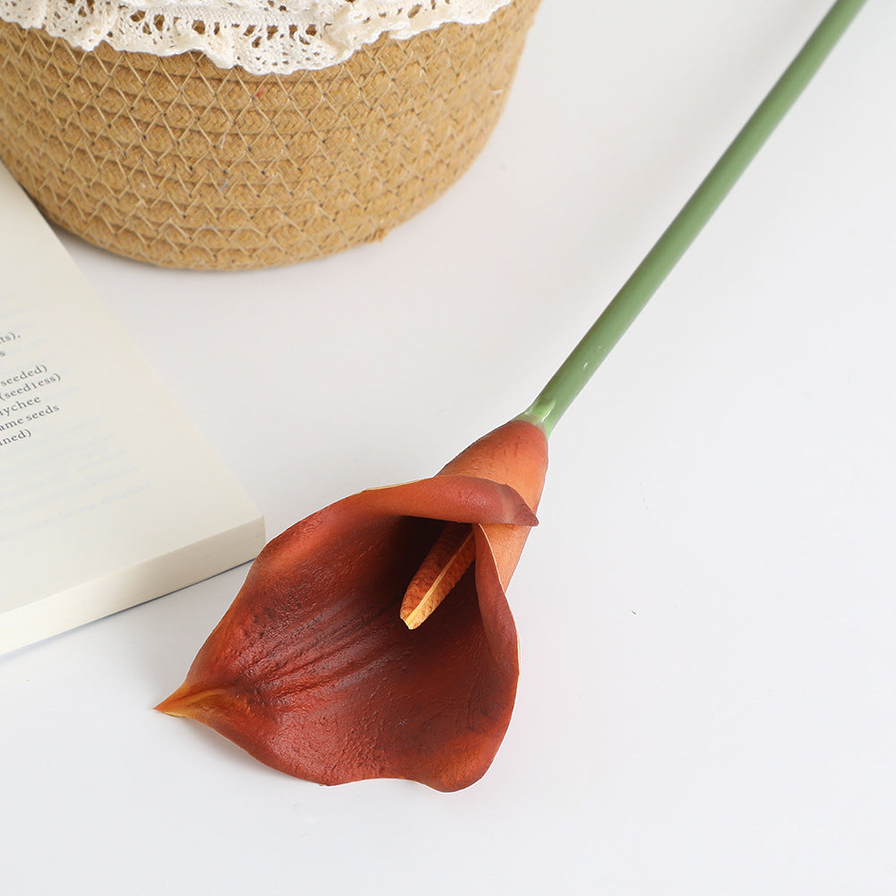 Artificial Flower White Brown | Kelmera