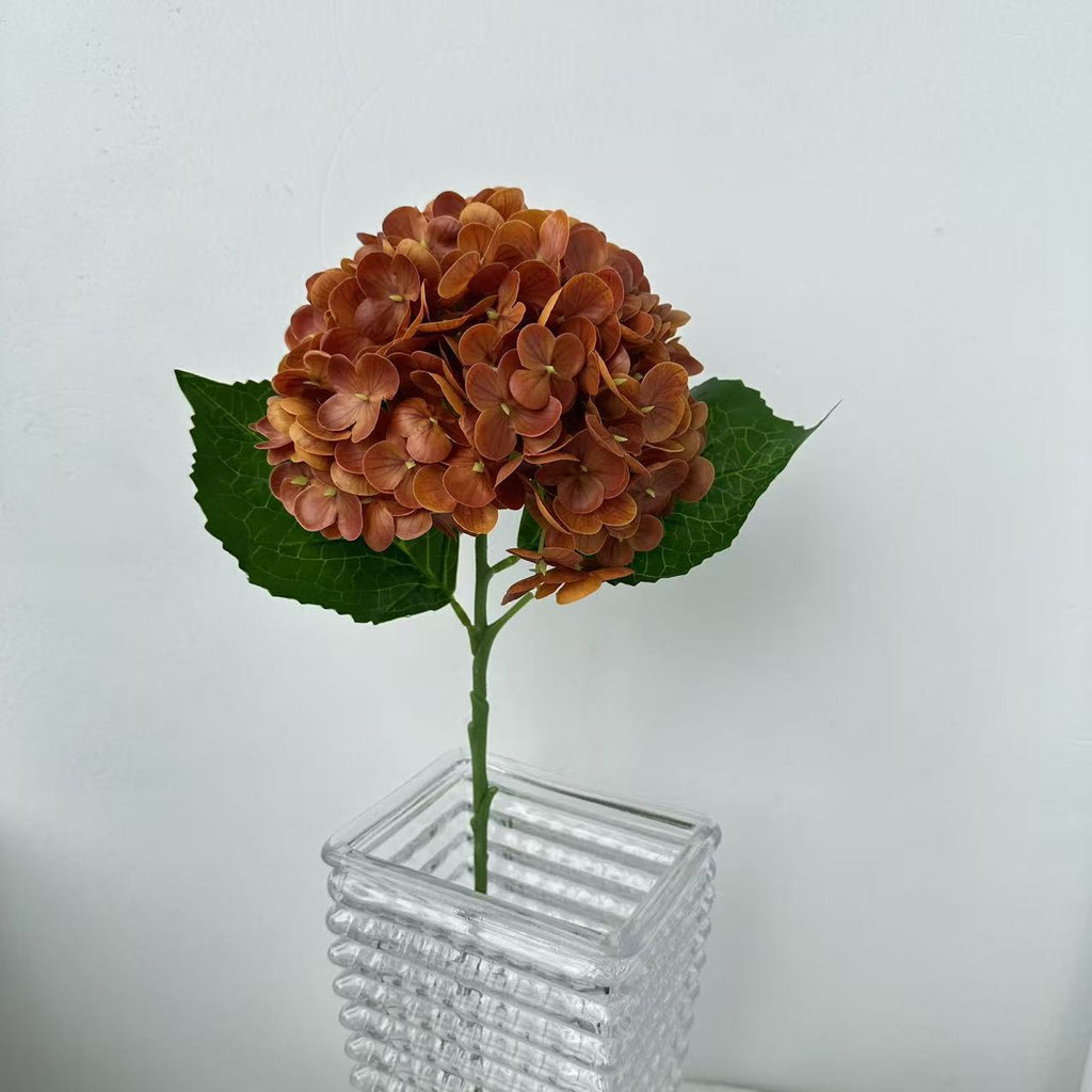 Artificial Hydrangea Bouquet Beige Light Brown | Kelmera