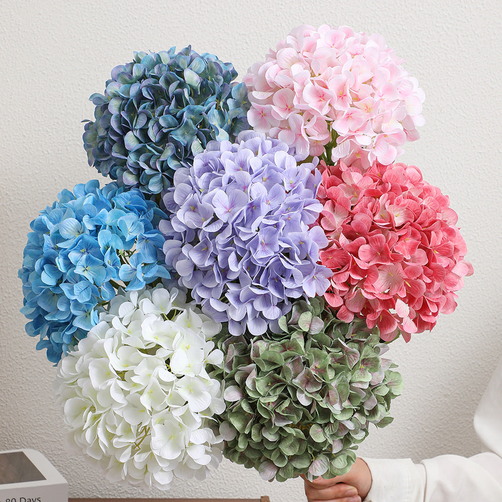 Artificial Hydrangea Branch with Detailed Flowers | Kelmera