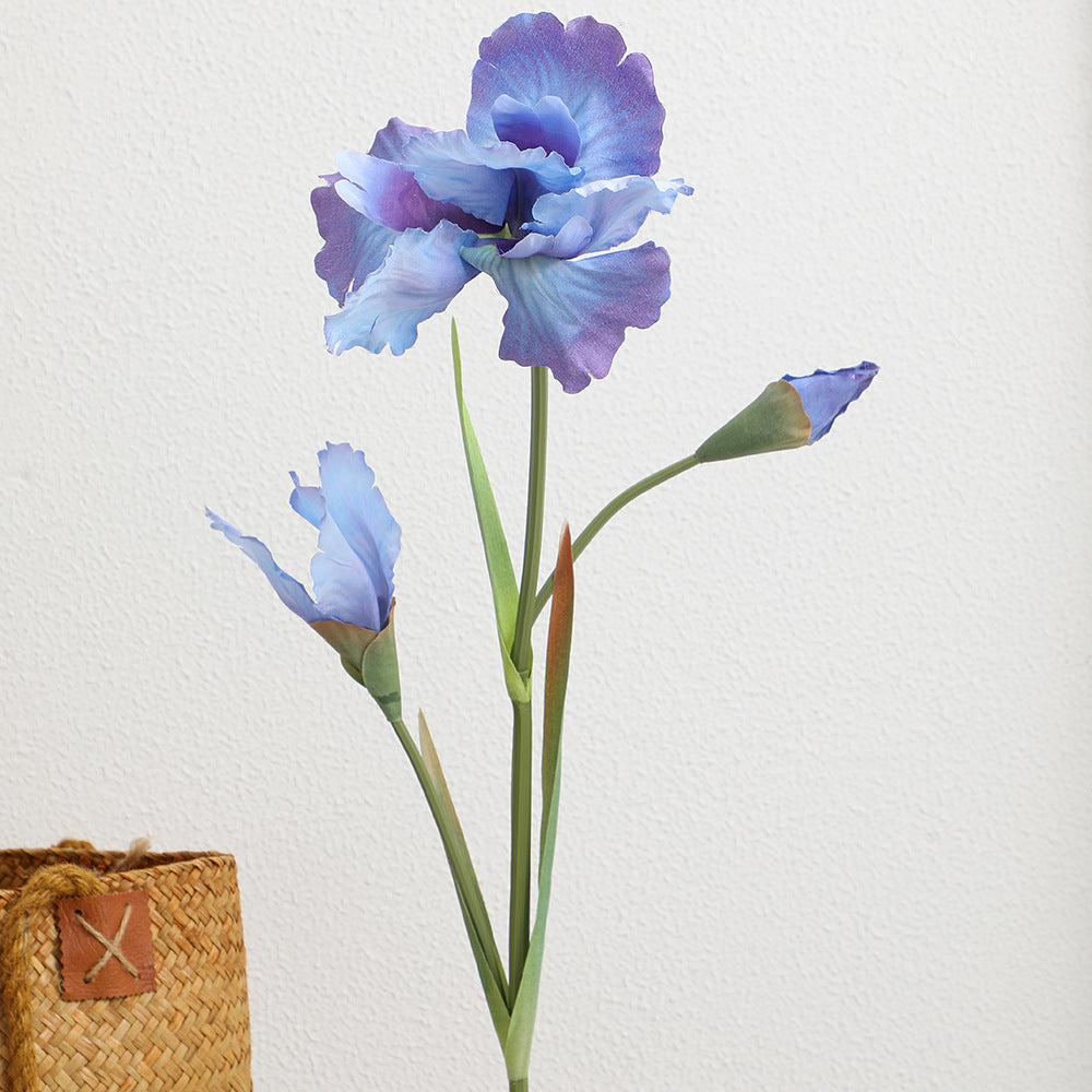 Artificial Iris Flower Stem with Realistic Details | Kelmera