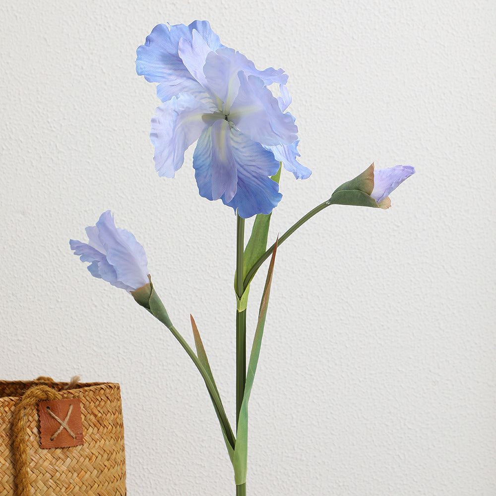 Artificial Iris Flower Stem with Realistic Details | Kelmera