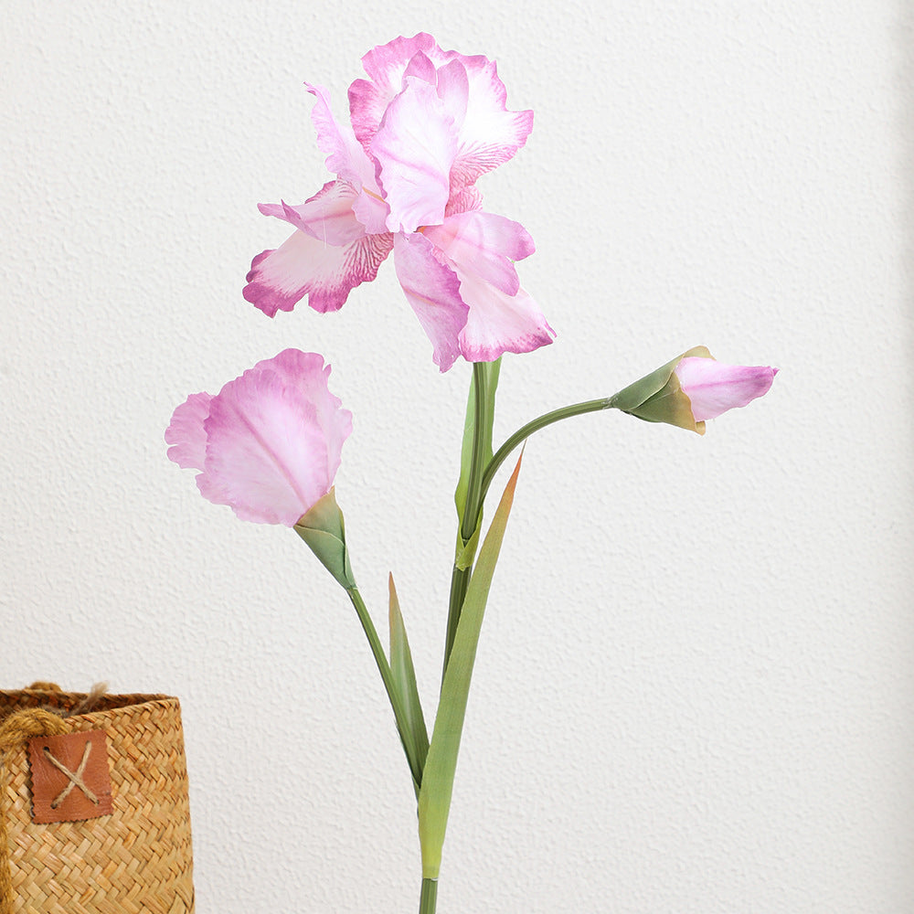 Artificial Iris Flower Stem with Realistic Details | Kelmera