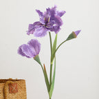 Artificial Iris Flower Stem with Realistic Details | Kelmera