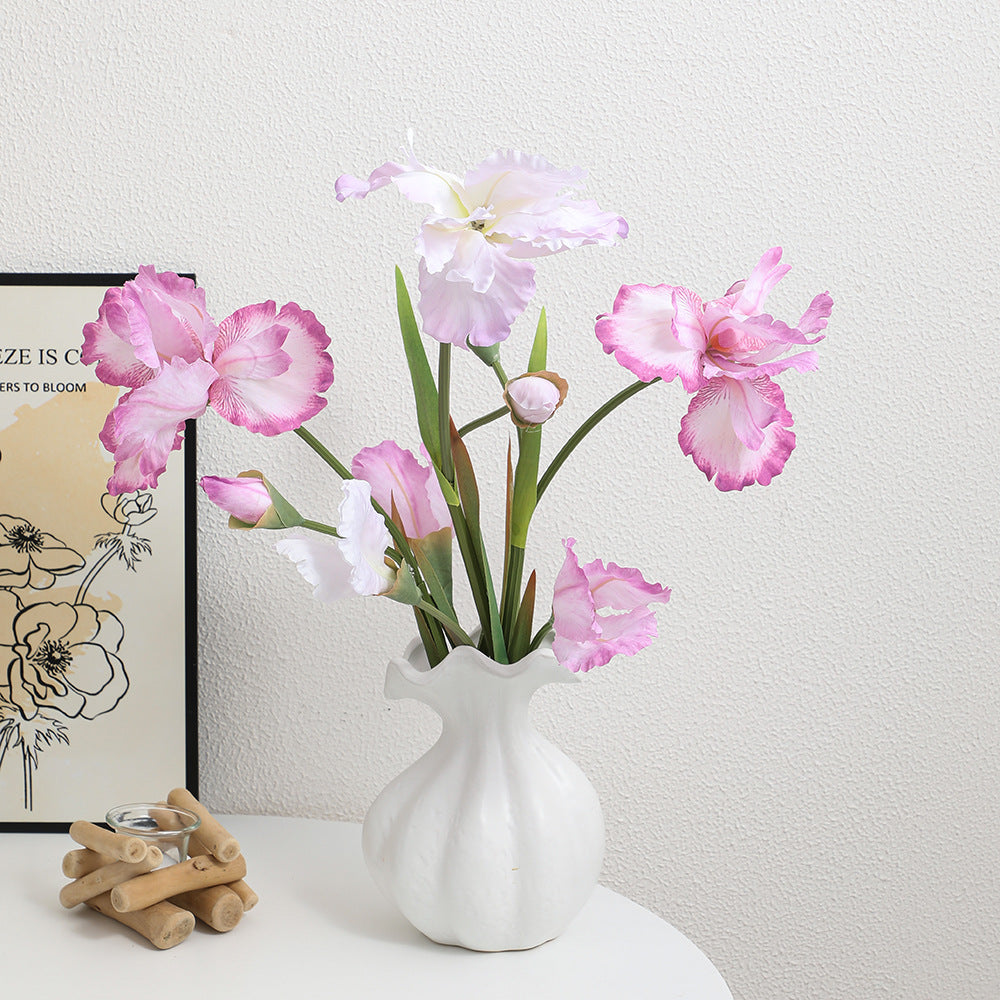 Artificial Iris Flower Stem with Realistic Details | Kelmera