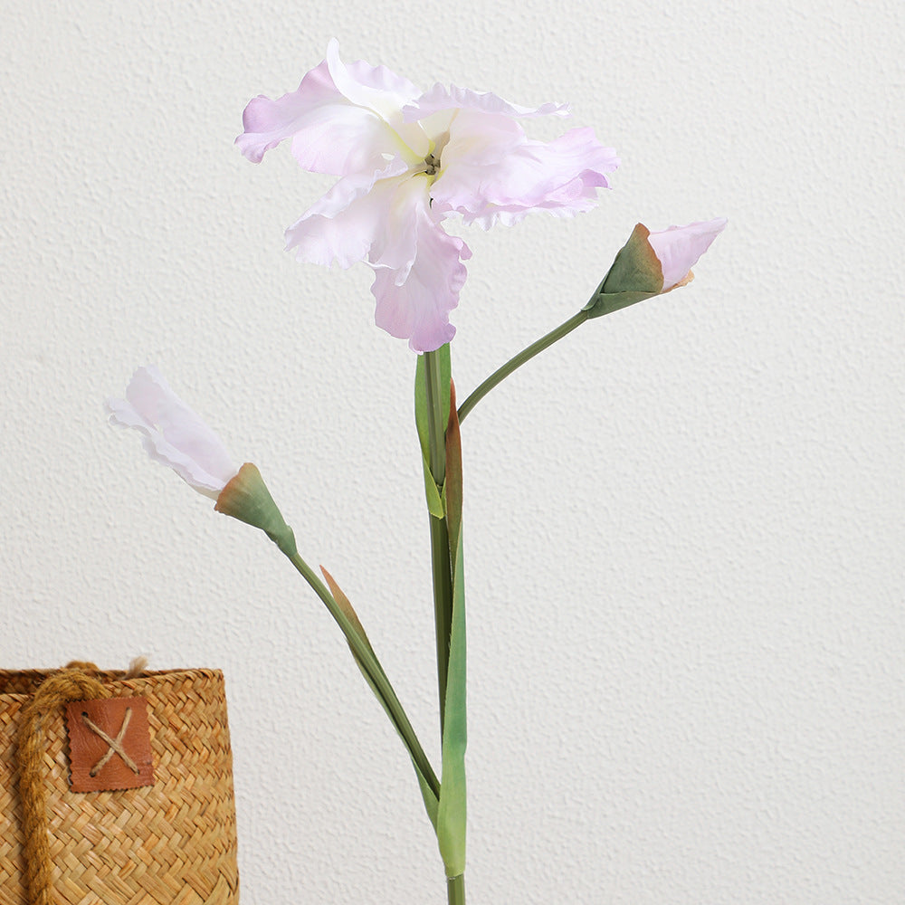 Artificial Iris Flower Stem with Realistic Details | Kelmera