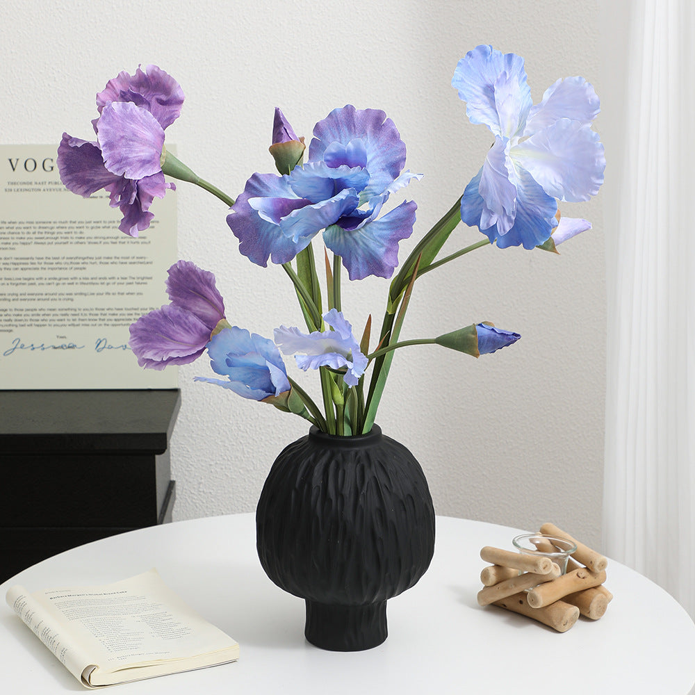 Artificial Iris Flower Stem with Realistic Details | Kelmera