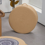 Artificial Leather Pouf | Kelmera